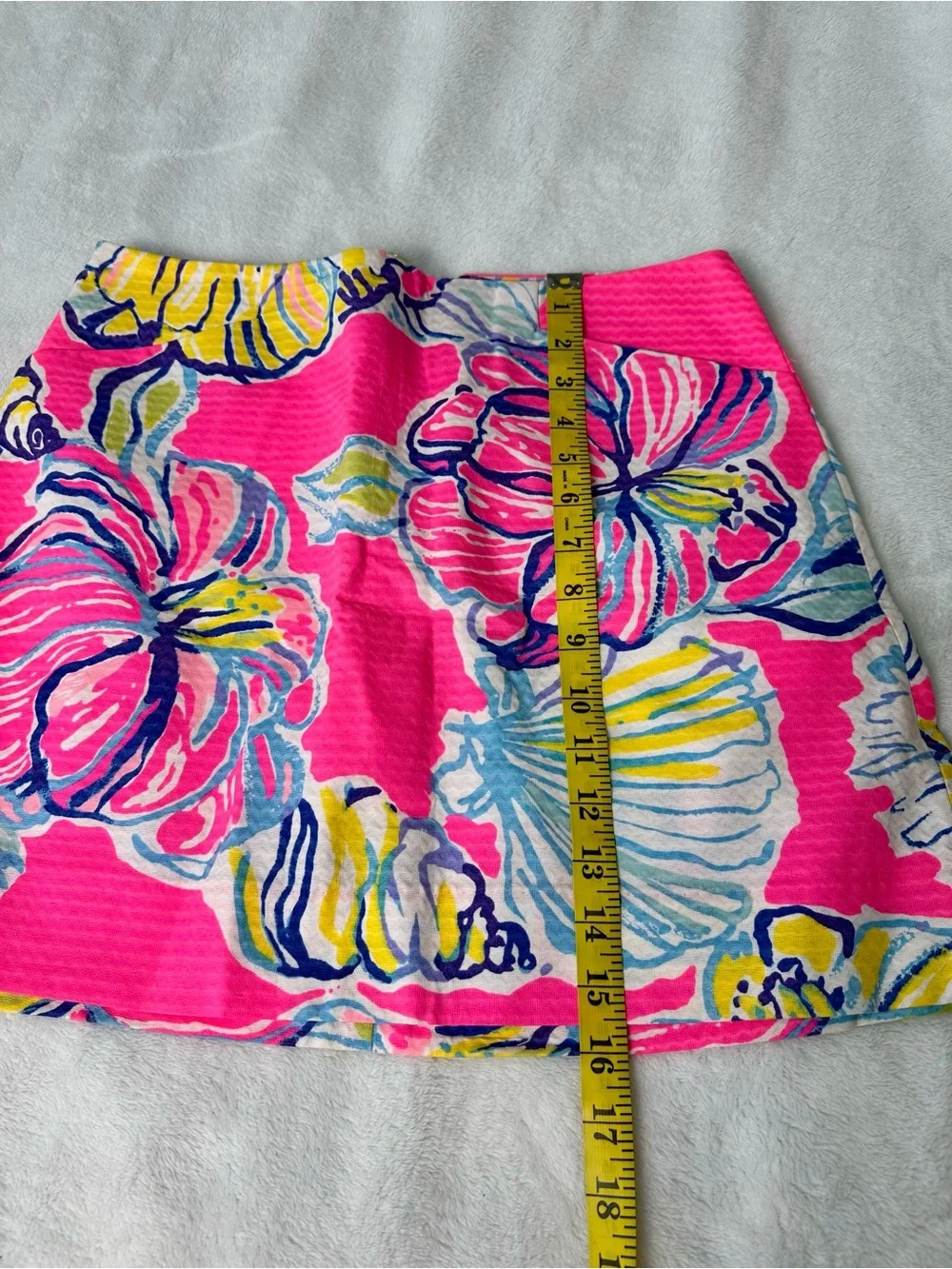 Lilly Pulitzer Marigold Skort in the “Kir Royal Pink Swept By The Tides” Print